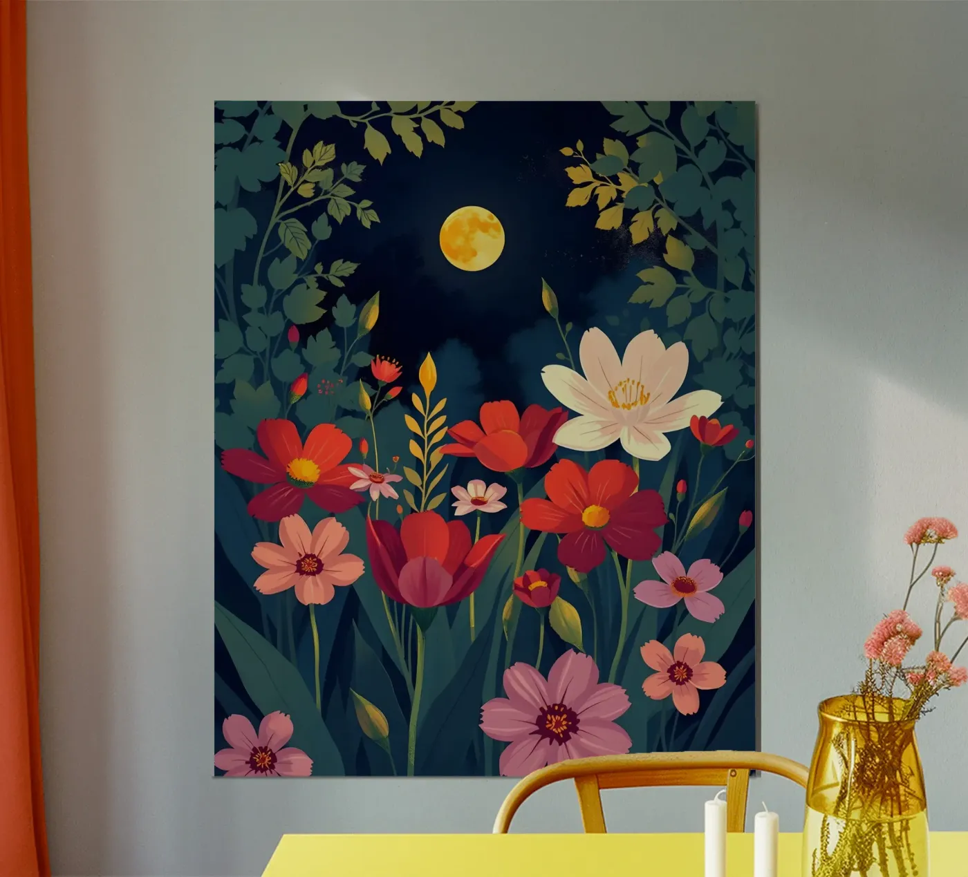 Moonlit Bloom poster by Artistic-shop
