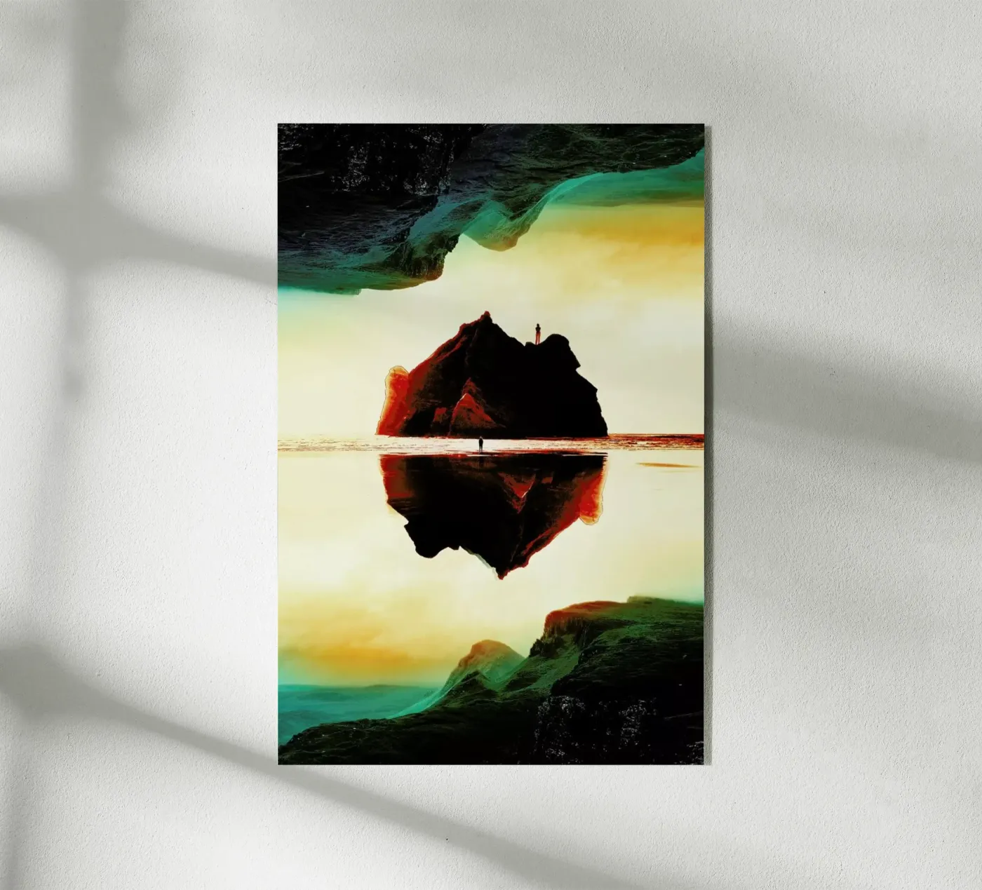 Isolation Island acrylic glass by Stoian Hitrov