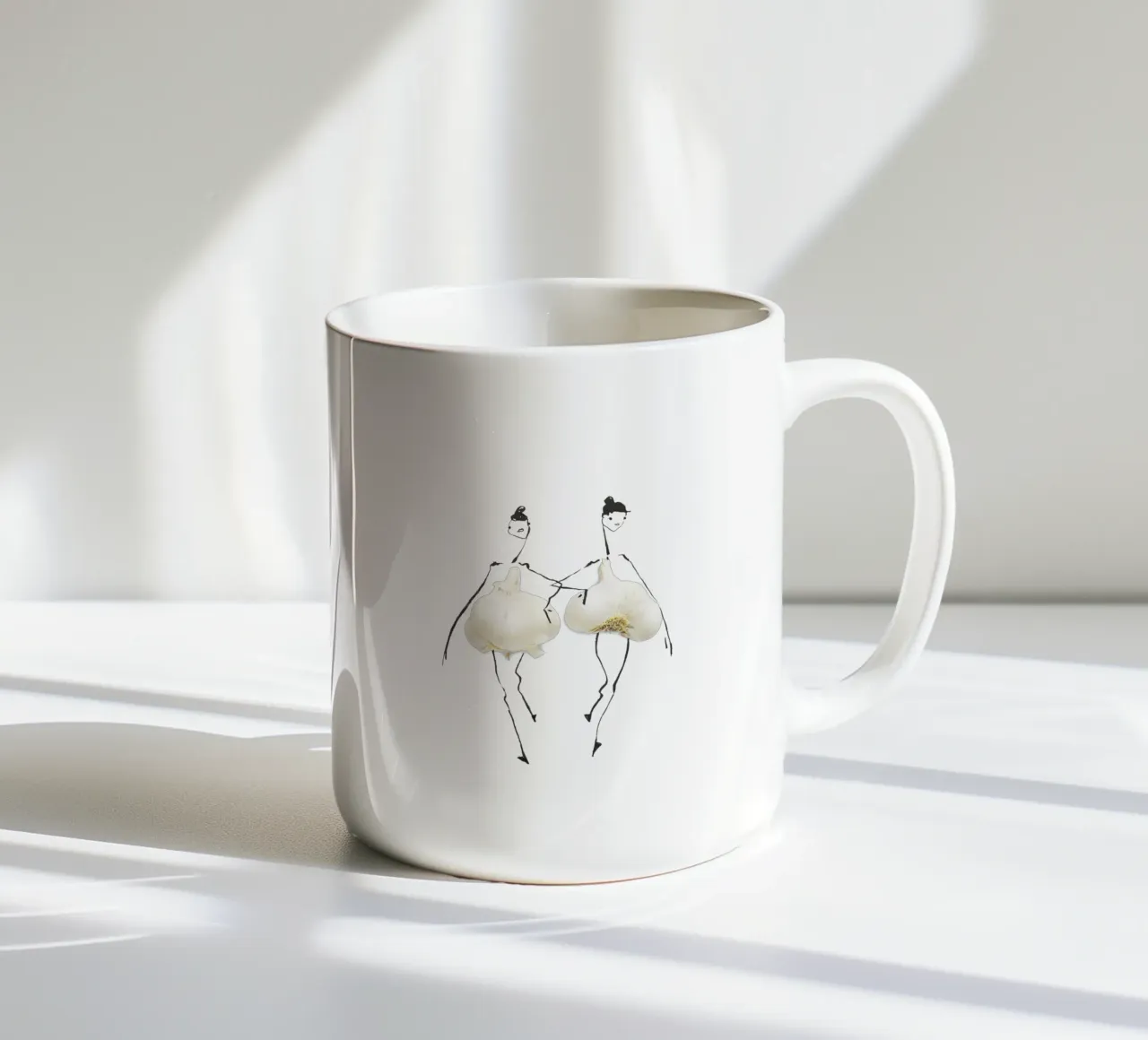 Garlic Duo tazza in ceramica da Gretchen Roehrs