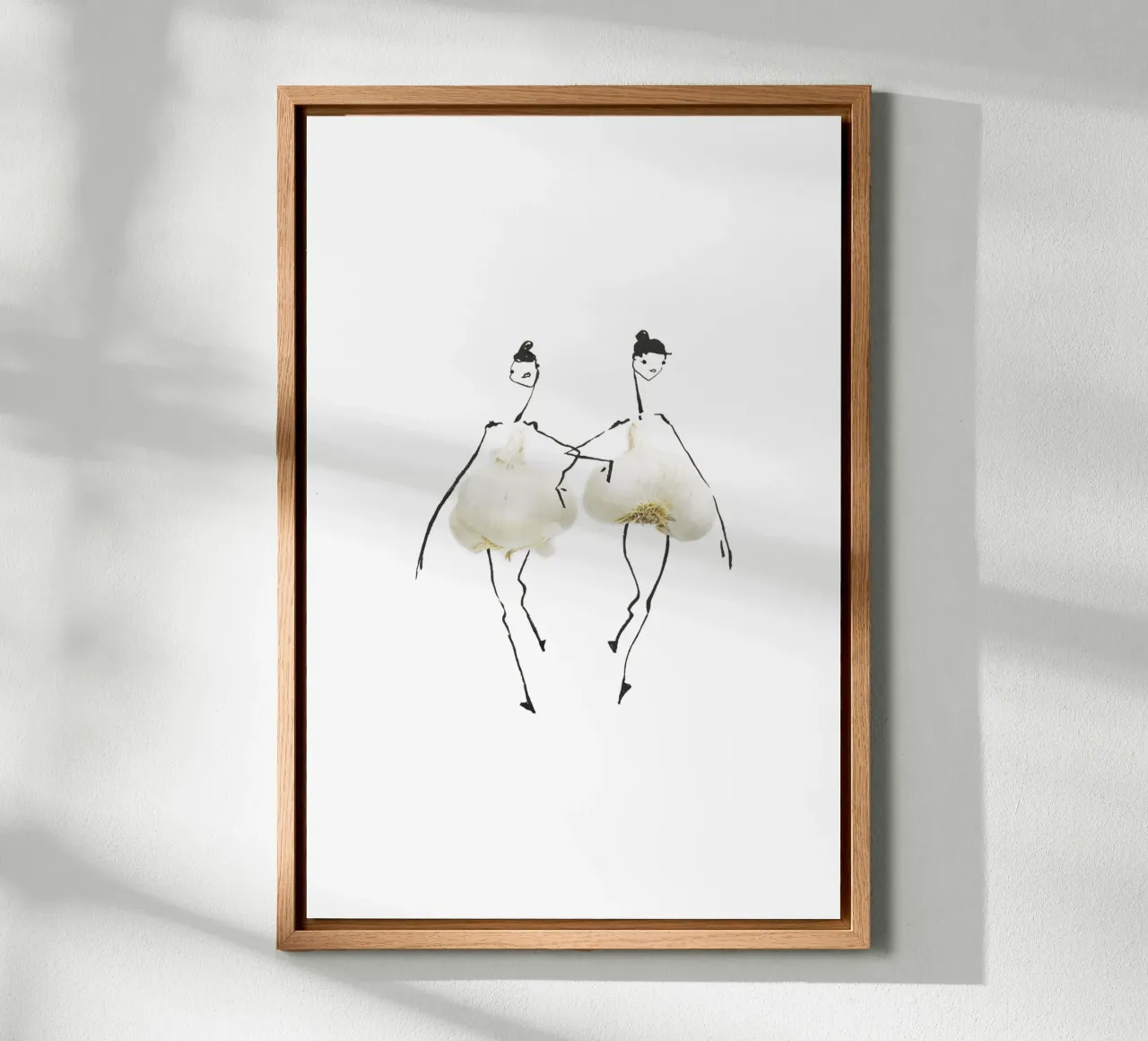 Garlic Duo alu-dibond by Gretchen Roehrs
