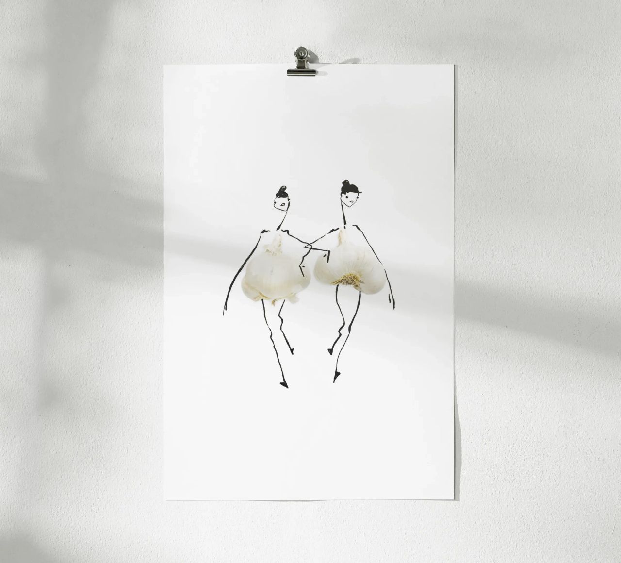 Garlic Duo Poster von Gretchen Roehrs