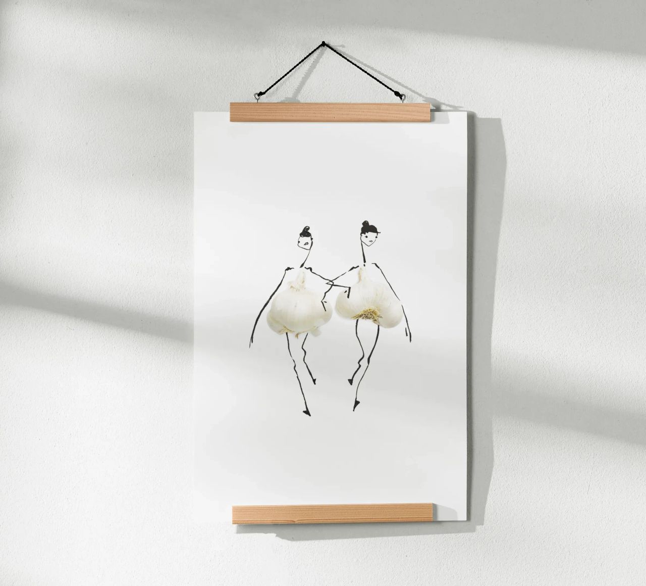 Garlic Duo Poster von Gretchen Roehrs