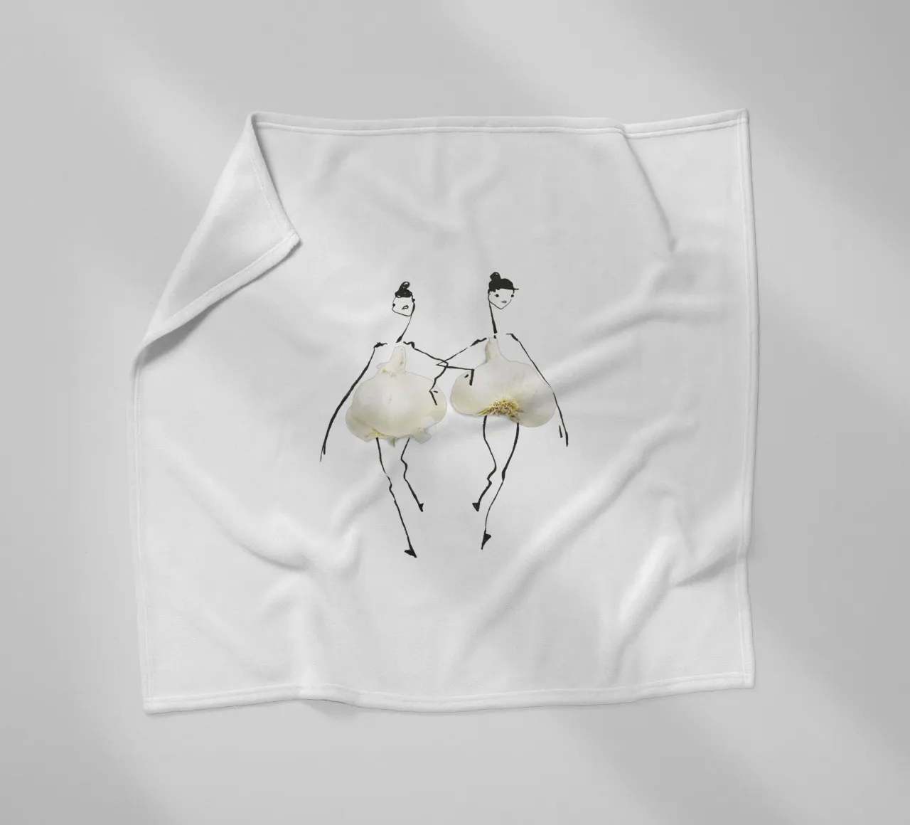 Garlic Duo coperta in pile da Gretchen Roehrs
