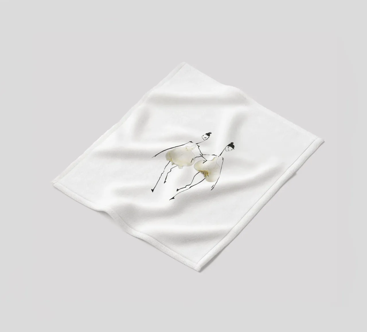 Garlic Duo coperta in pile da Gretchen Roehrs
