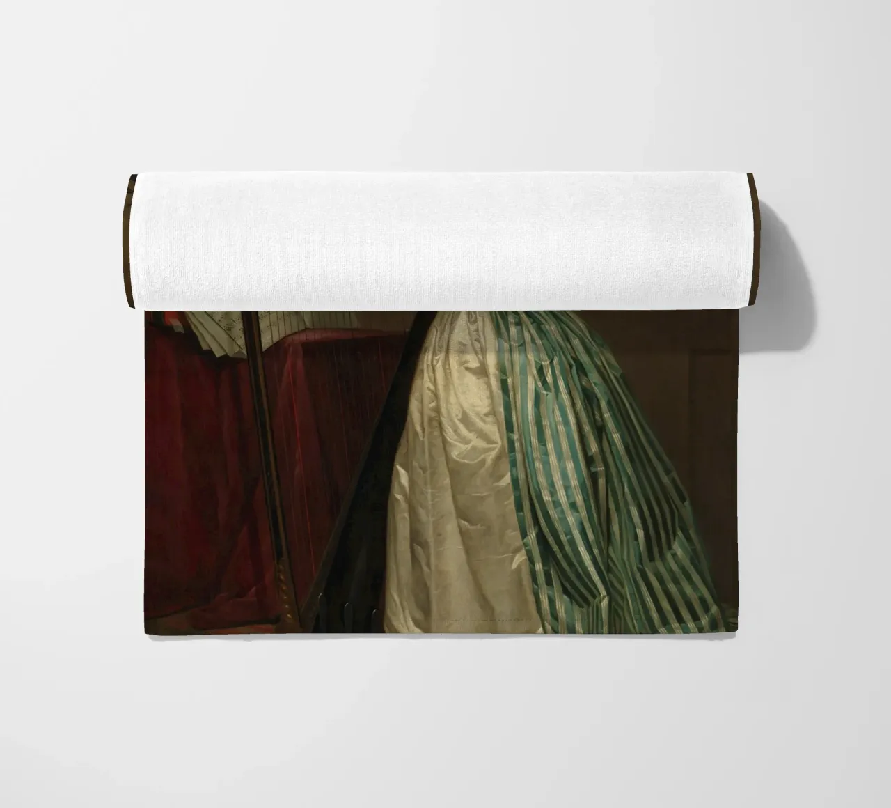 L'Home Stayer - Ritratto con l'arpa telo mare da Vintagrafica