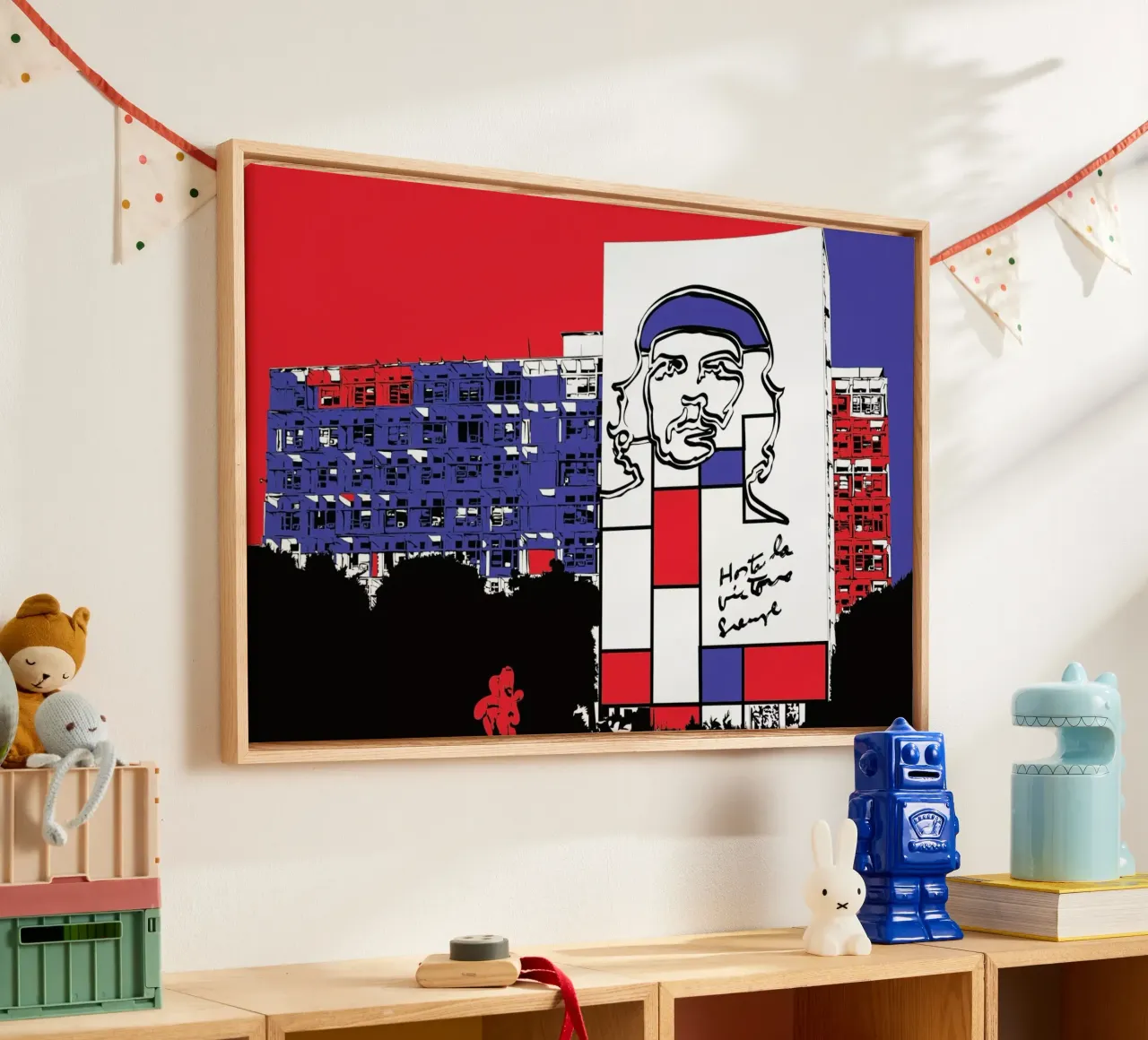 Plaza De La Revolucion canvas met Baklijst van Marcell Naubert