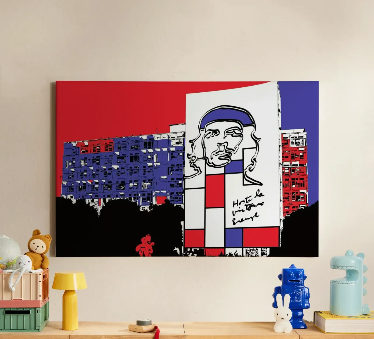 Plaza De La Revolucion canvas met Baklijst van Marcell Naubert