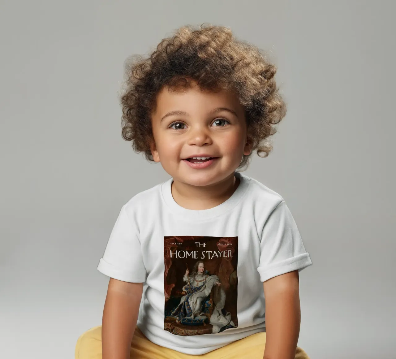 Der Heimkehrer - König von Frankreich in Versailles Baby T-Shirt von Vintagrafica