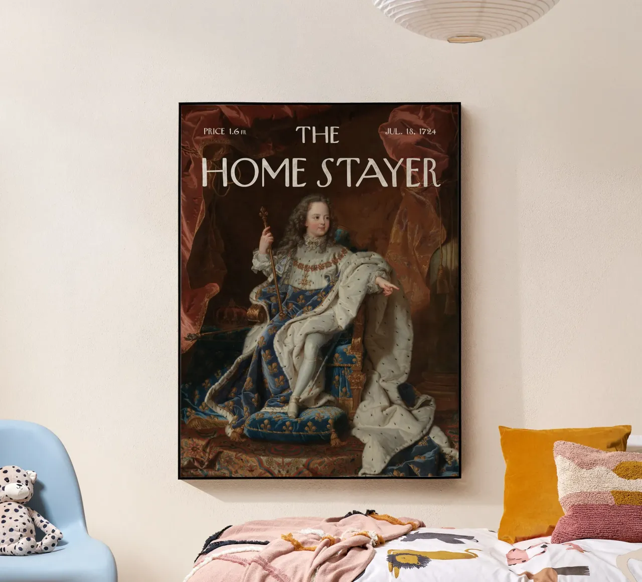 L'Home Stayer - Il re di Francia a Versailles plexiglass da Vintagrafica