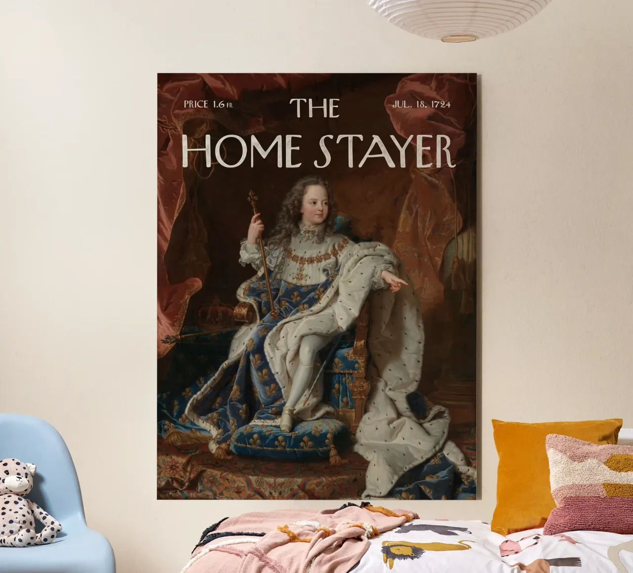 L'Home Stayer - Il re di Francia a Versailles alluminio dibond da Vintagrafica