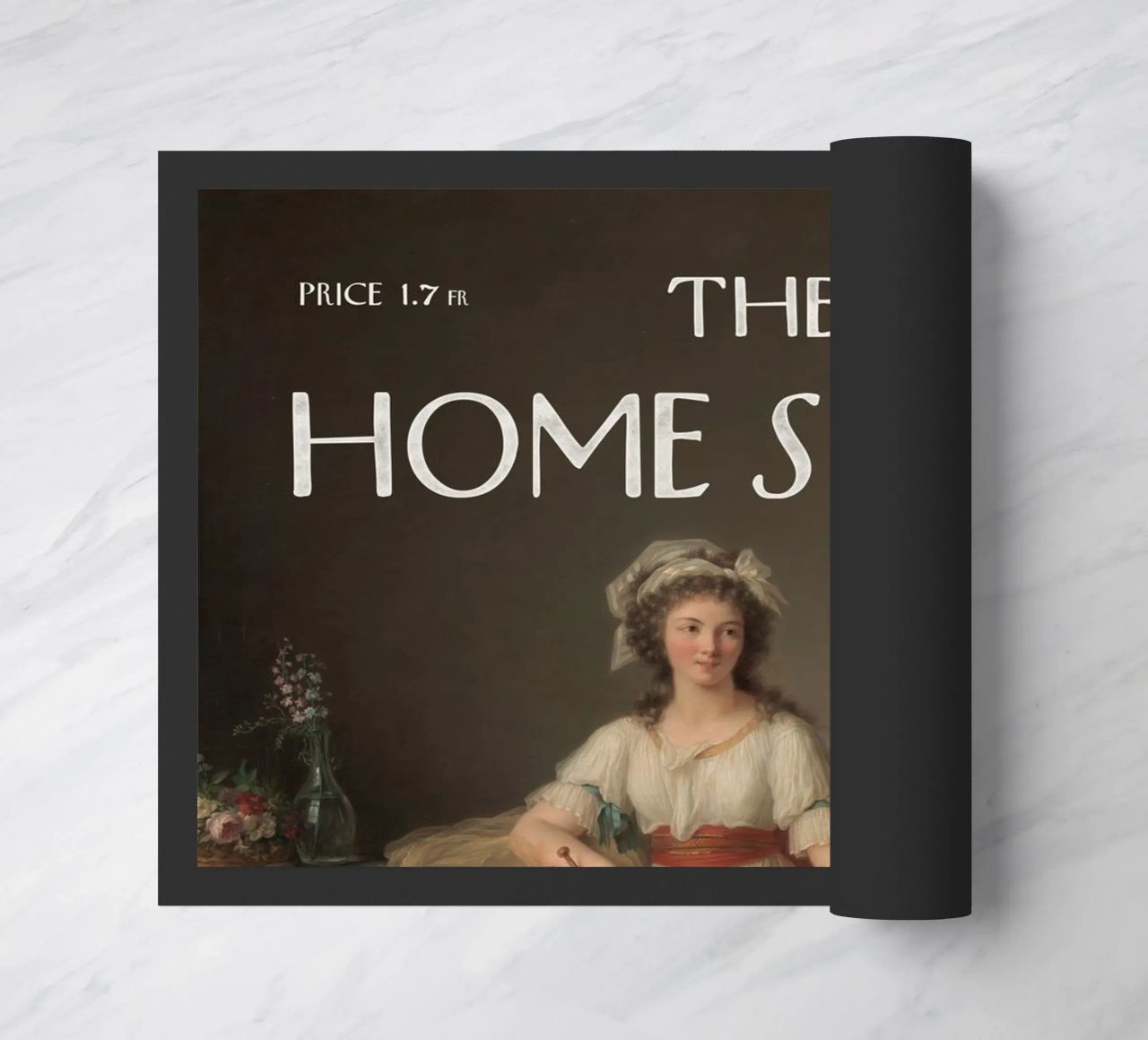The Home Stayer - El interior del taller de una mujer pintora felpudo de Vintagrafica