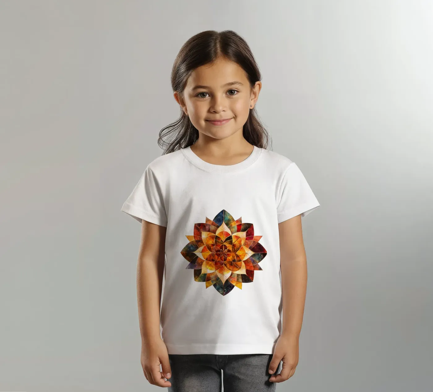 Fall Mandala t-shirt bambini da Spiritual Touch