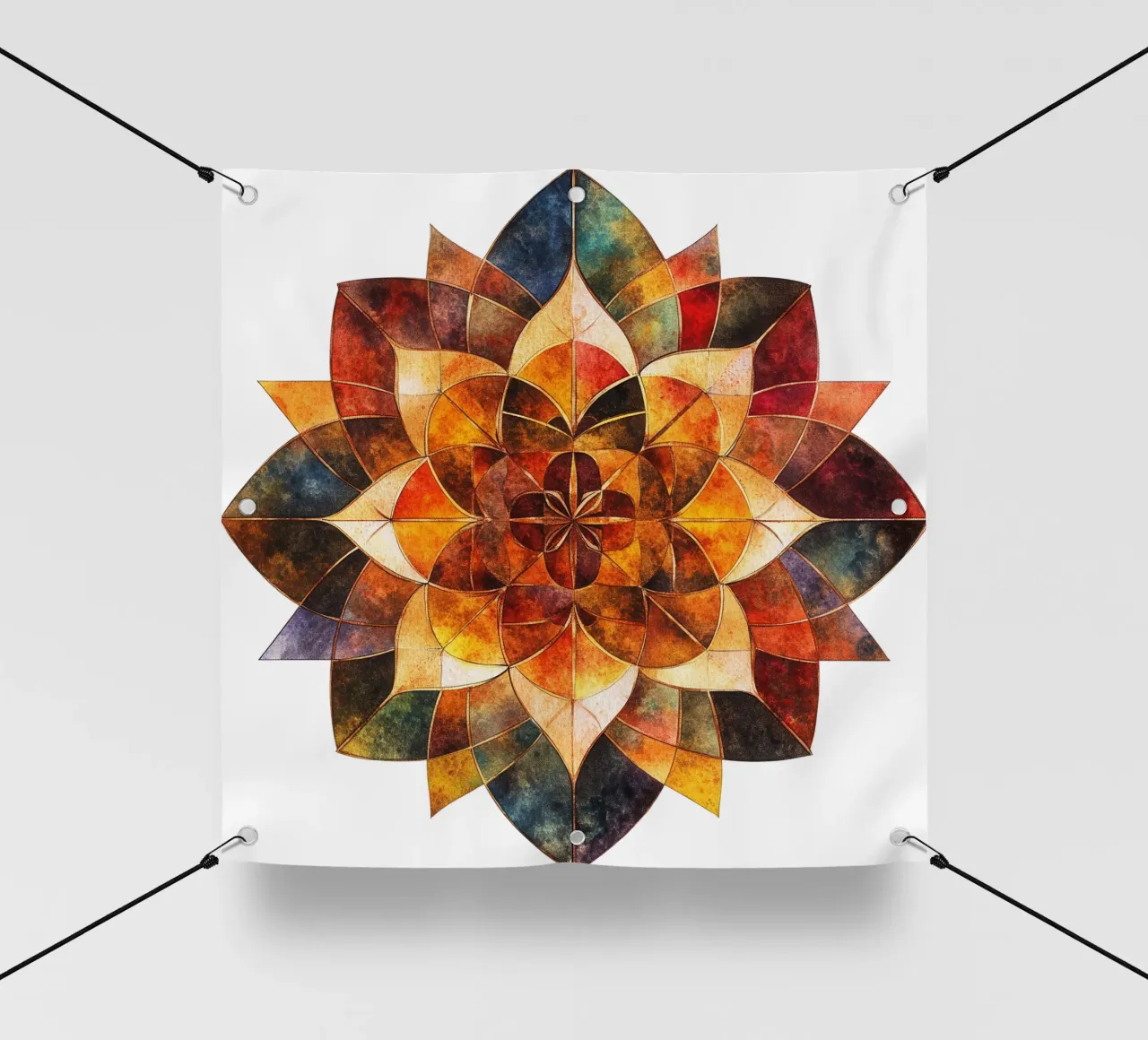 Mandala autunnale telo in pvc da Spiritual Touch