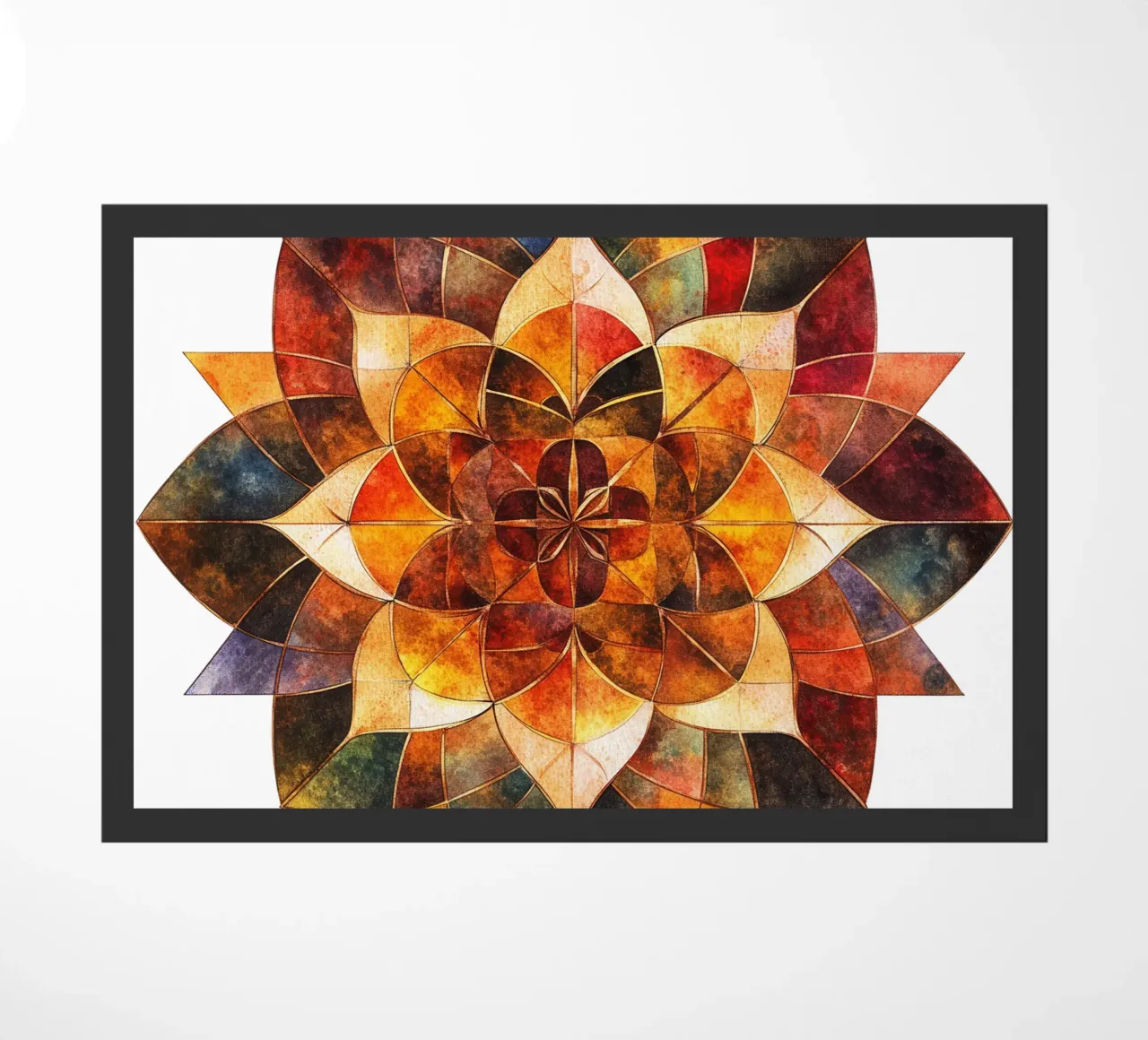 Fall Mandala doormat by Spiritual Touch