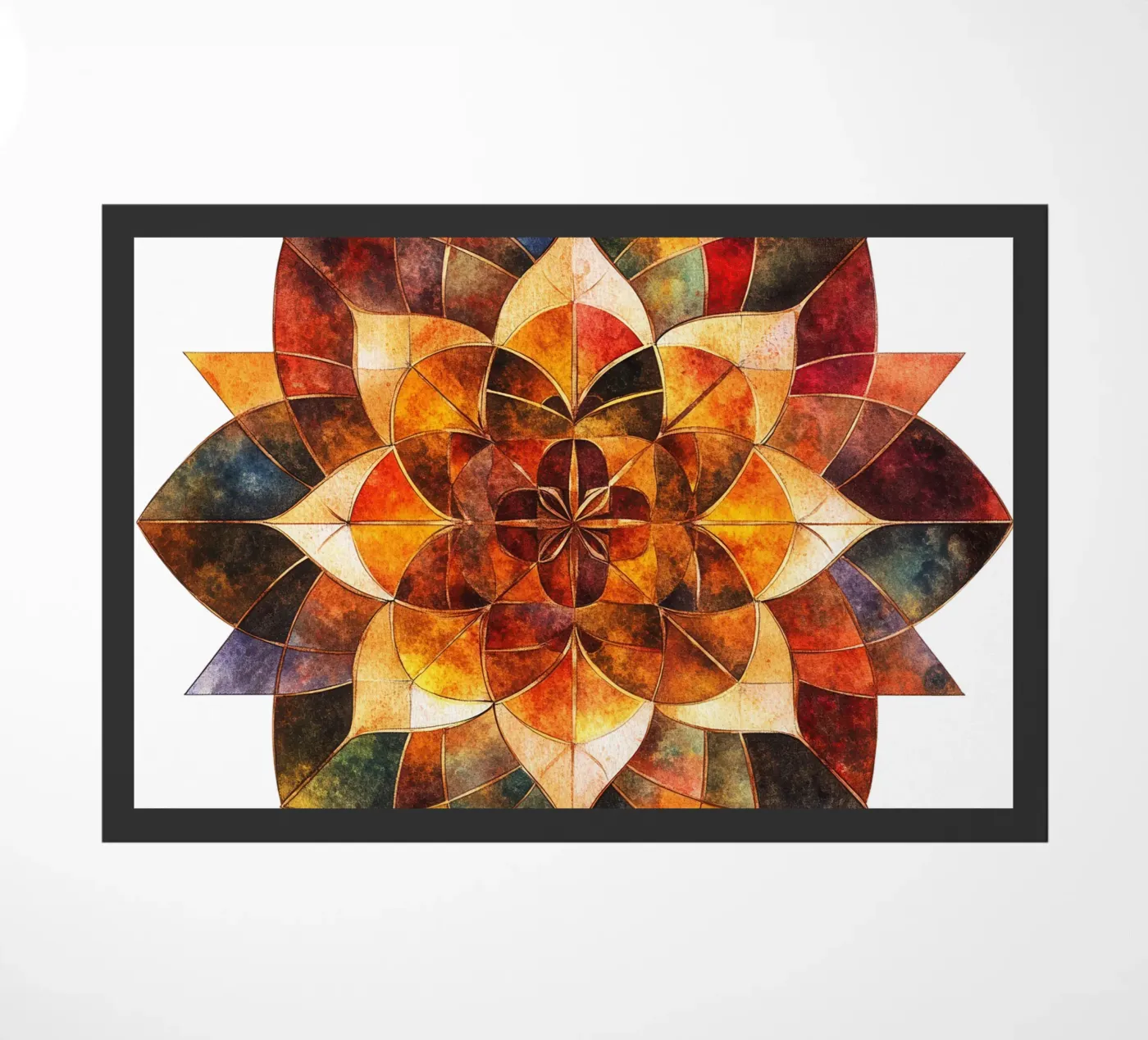 Fall Mandala Fußmatte von Spiritual Touch