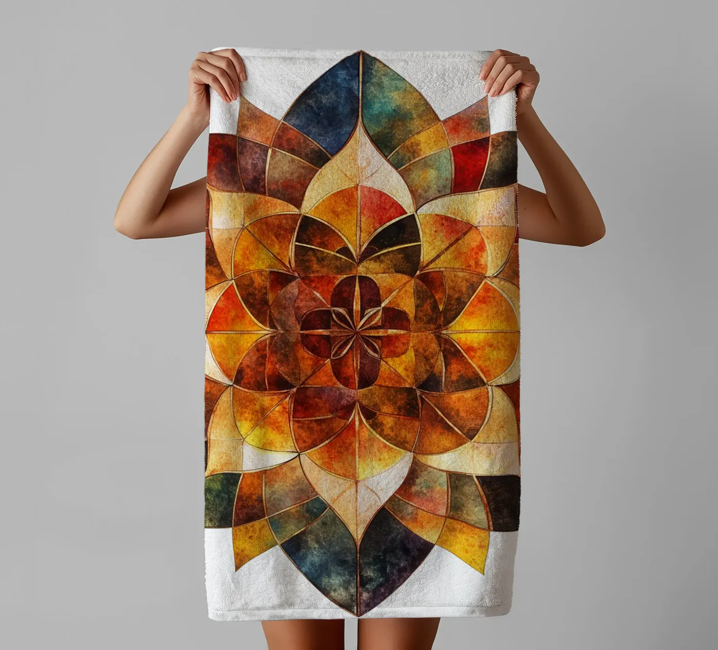 Fall Mandala Handtuch von Spiritual Touch