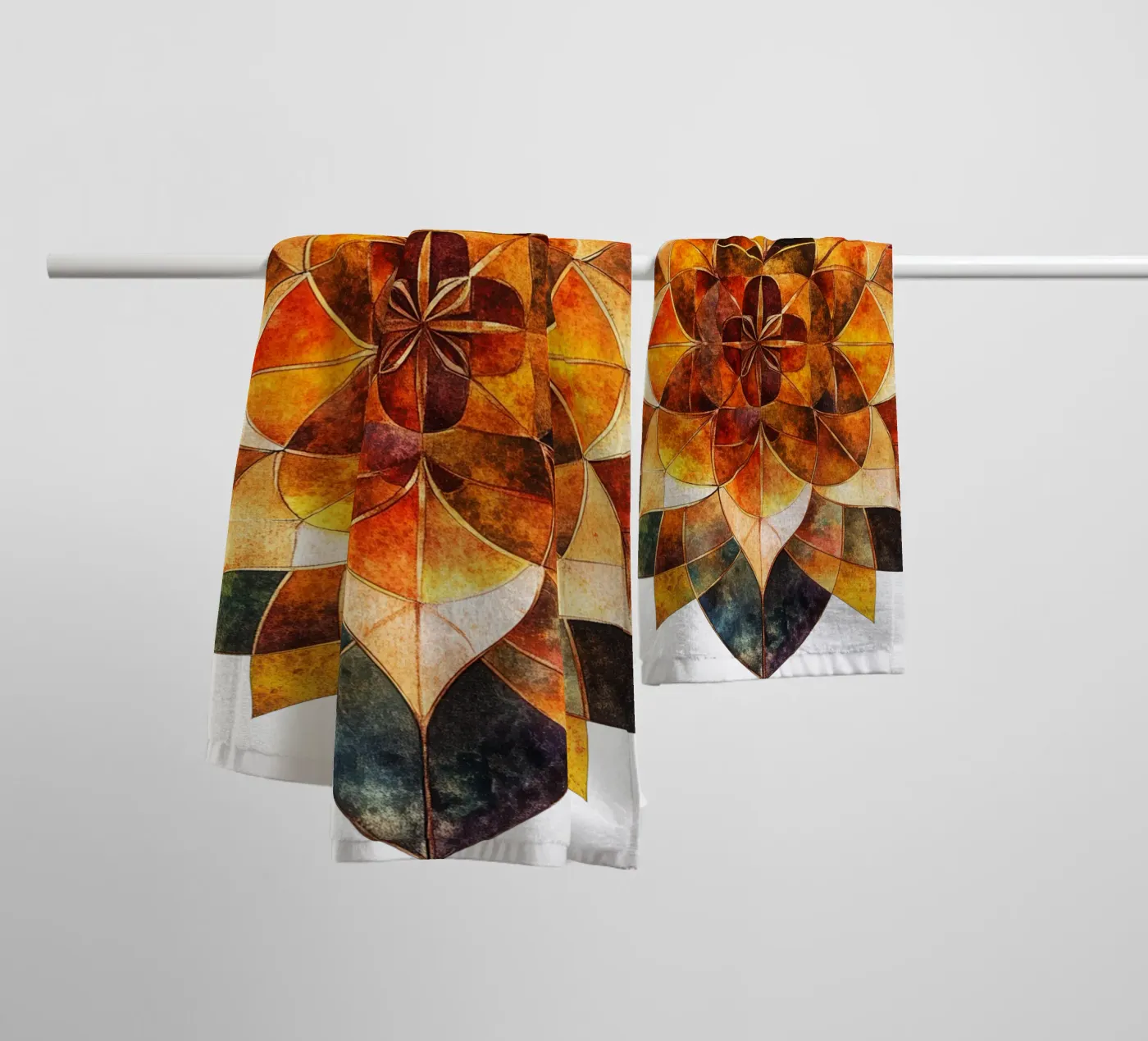 Fall Mandala Handtuch von Spiritual Touch
