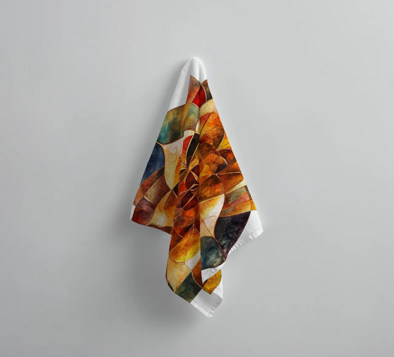 Fall Mandala towel by Spiritual Touch
