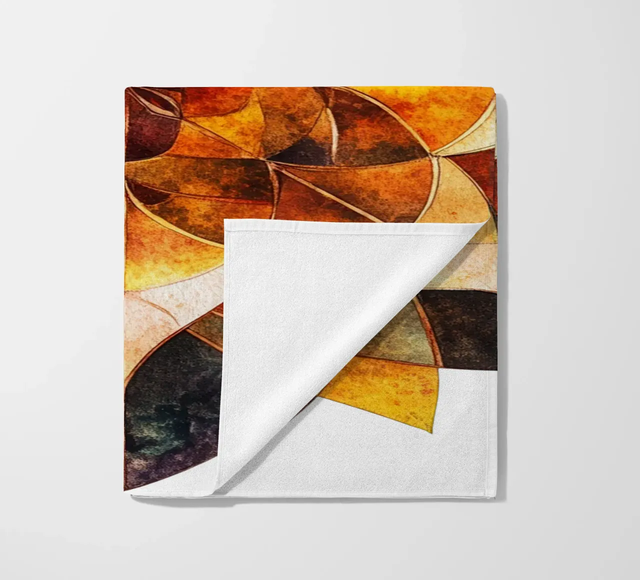 Fall Mandala beach towel by Spiritual Touch