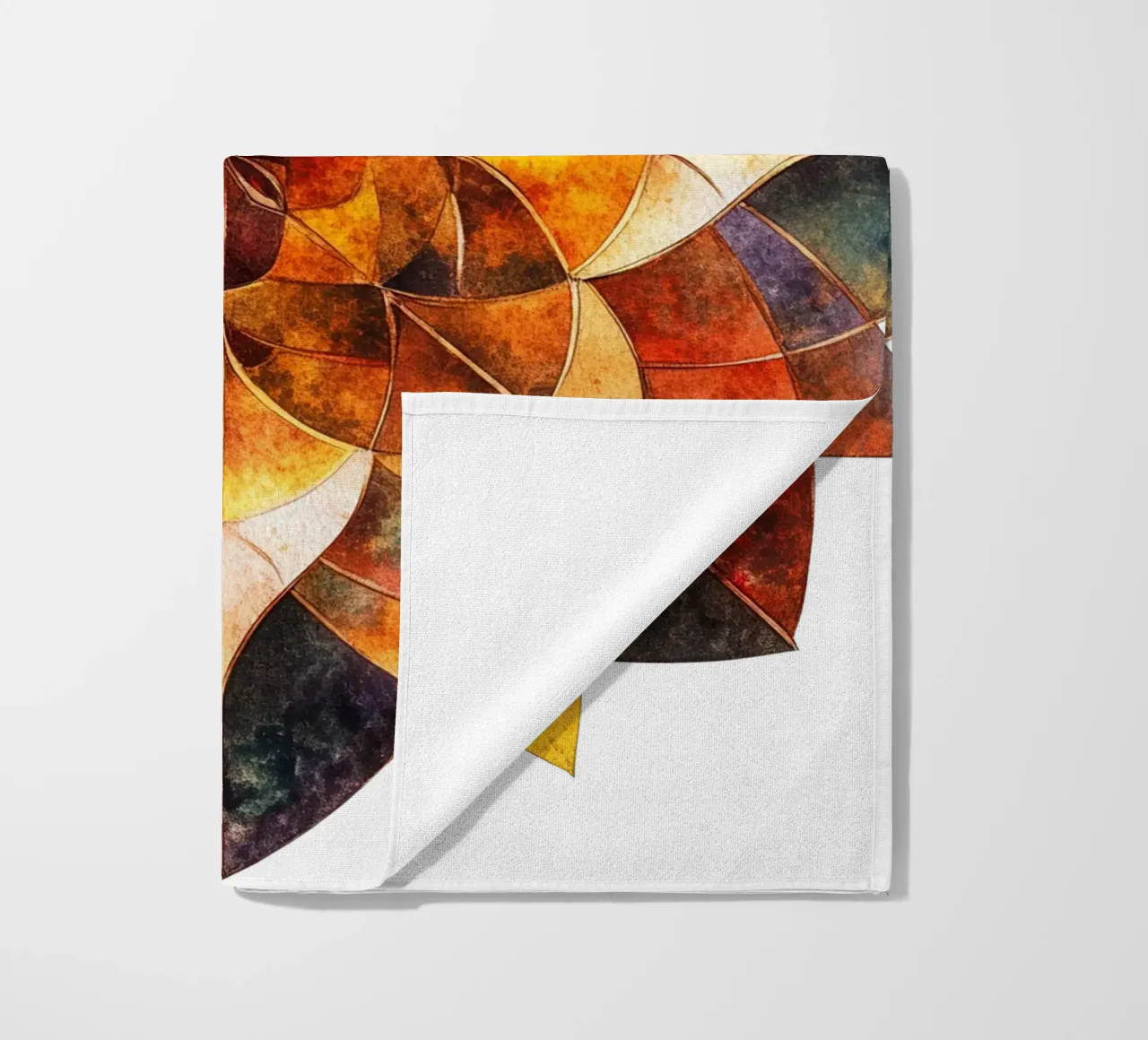 Fall Mandala beach towel by Spiritual Touch