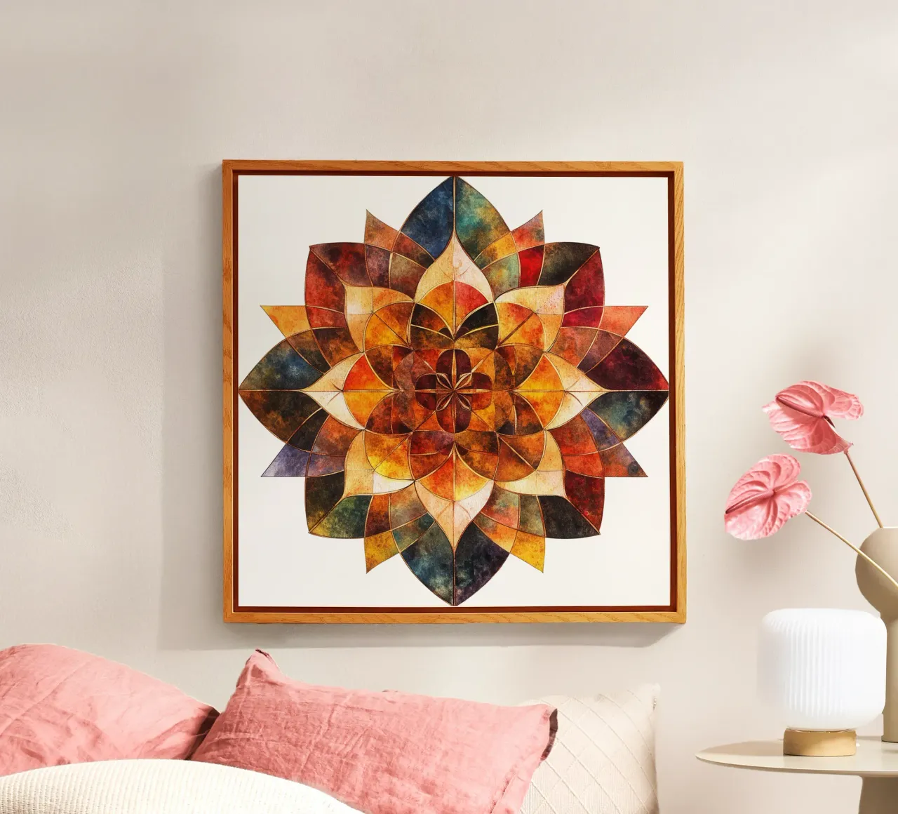 Mandala autunnale plexiglass da Spiritual Touch