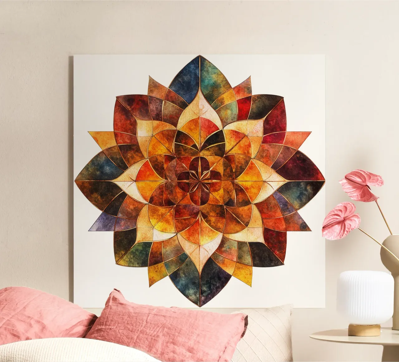 Mandala autunnale plexiglass da Spiritual Touch