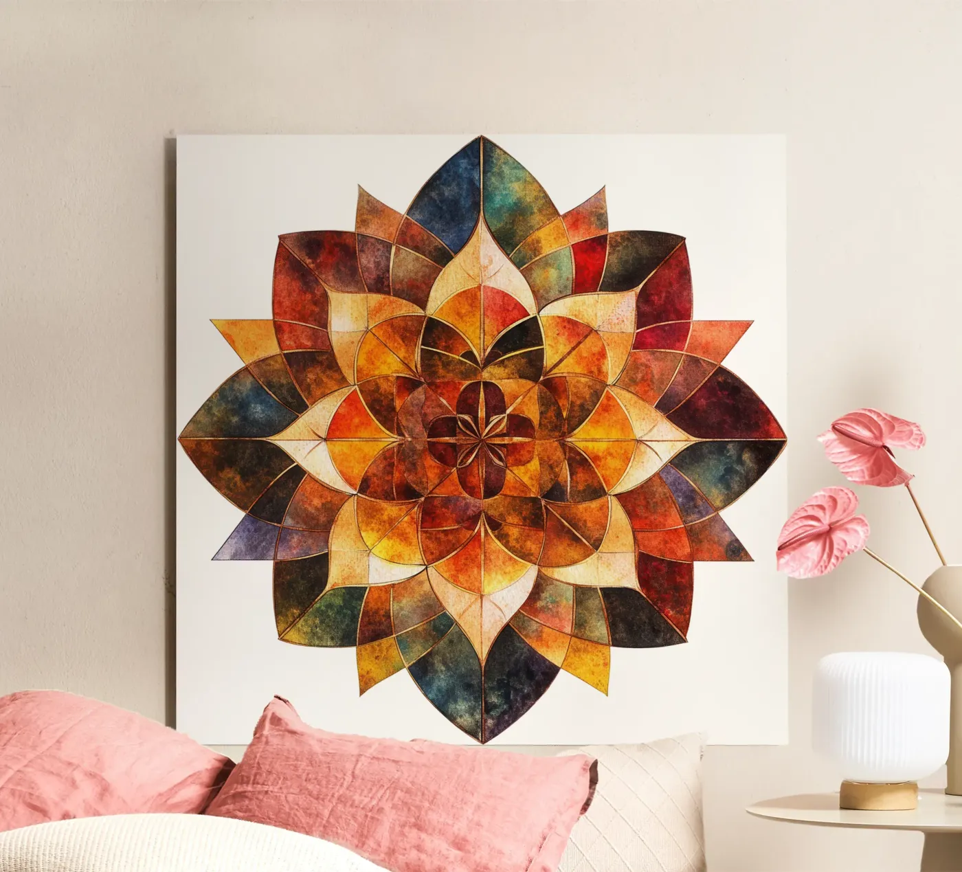 Mandala autunnale pannello forex da Spiritual Touch