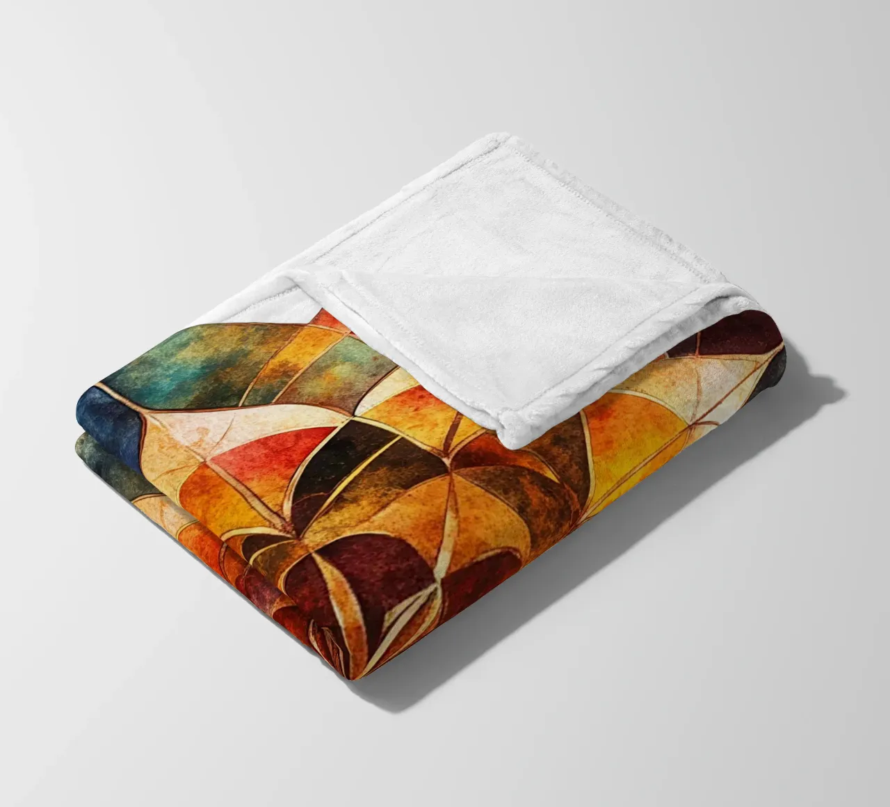 Herfst Mandala fleecedeken van Spiritual Touch