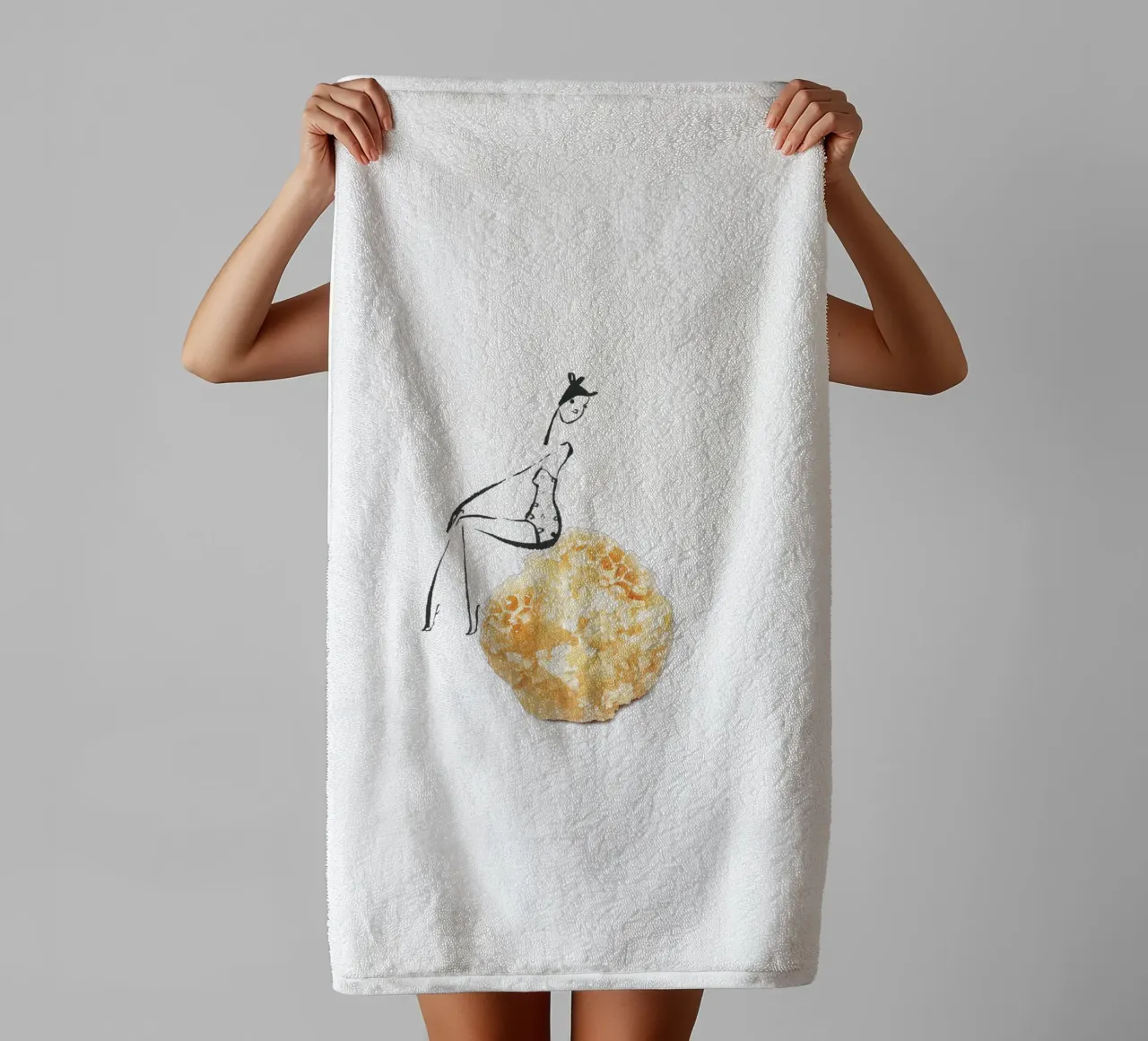Honey asciugamano da bagno da Gretchen Roehrs
