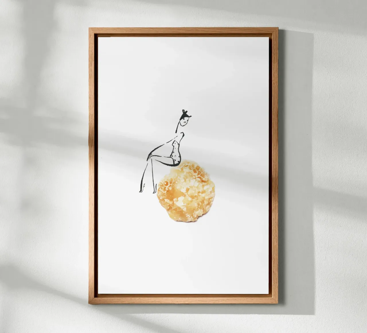 Honey tela con Cornice a cassetta da Gretchen Roehrs