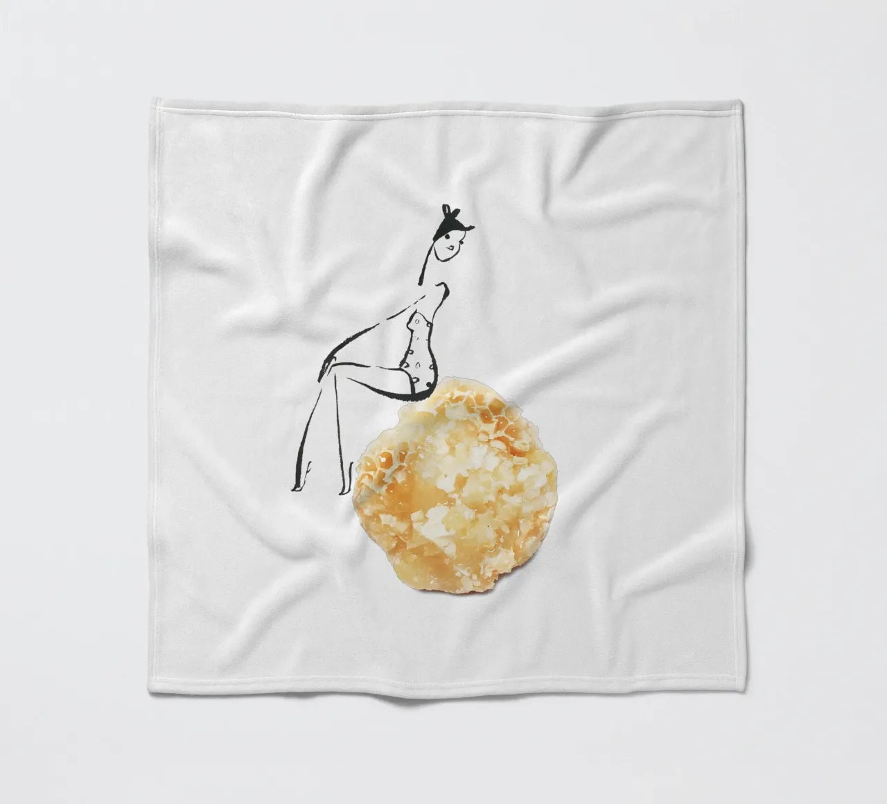 Honey coperta in pile da Gretchen Roehrs