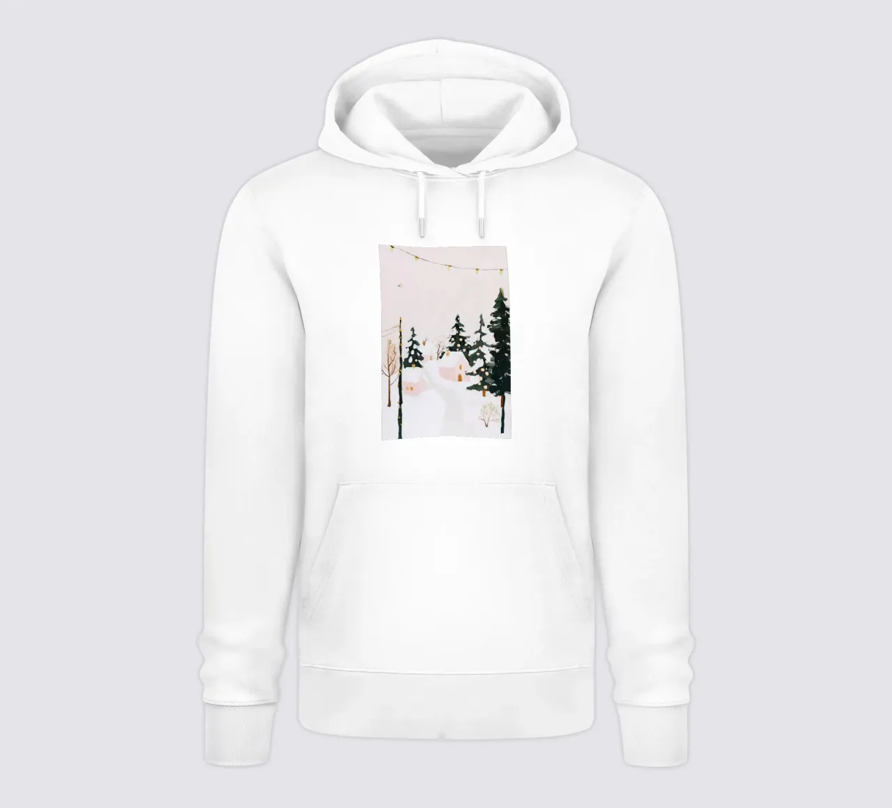 Cute Nursery decor, nursery art, kids print, Winter Wall Art hoodie by Little Lila