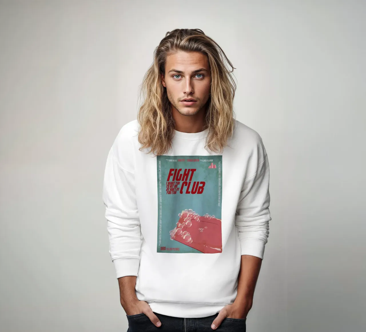 I want you to hit me as hard as you can Sweatshirt von Aycan Elijah Yilmaz