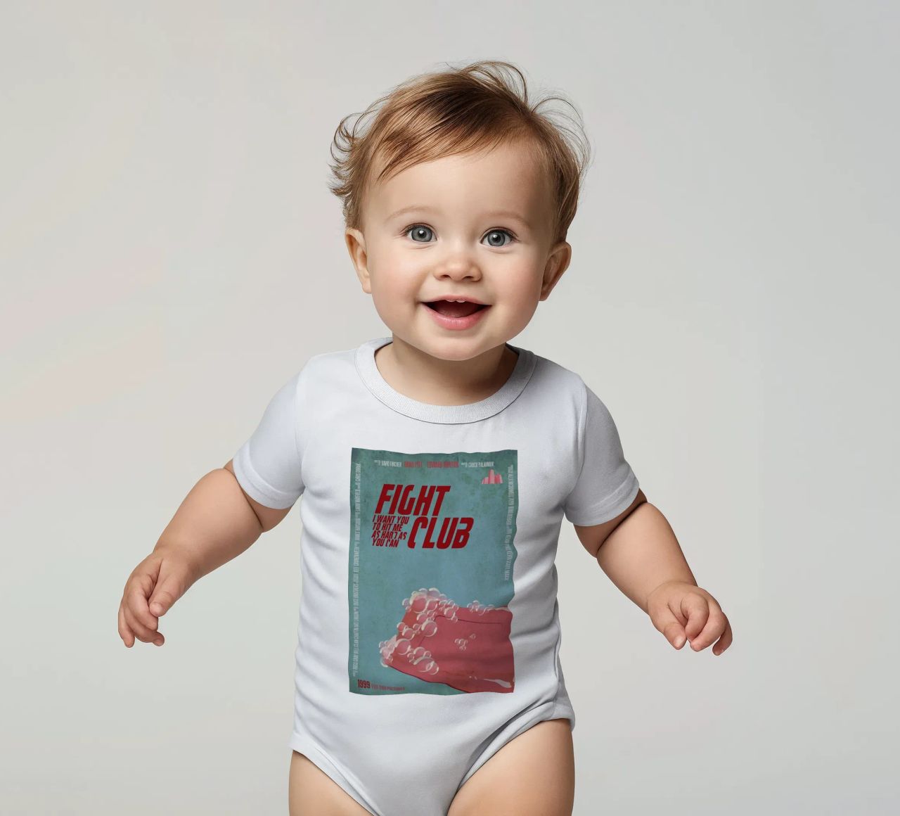I want you to hit me as hard as you can Kurzarm Babybody von Aycan Elijah Yilmaz