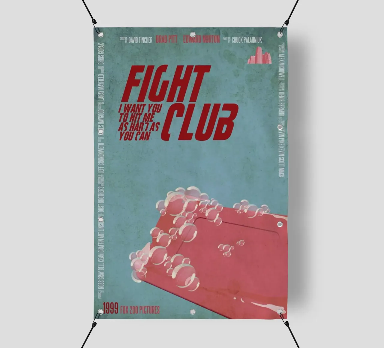 I want you to hit me as hard as you can lonas publicitarias de Aycan Elijah Yilmaz