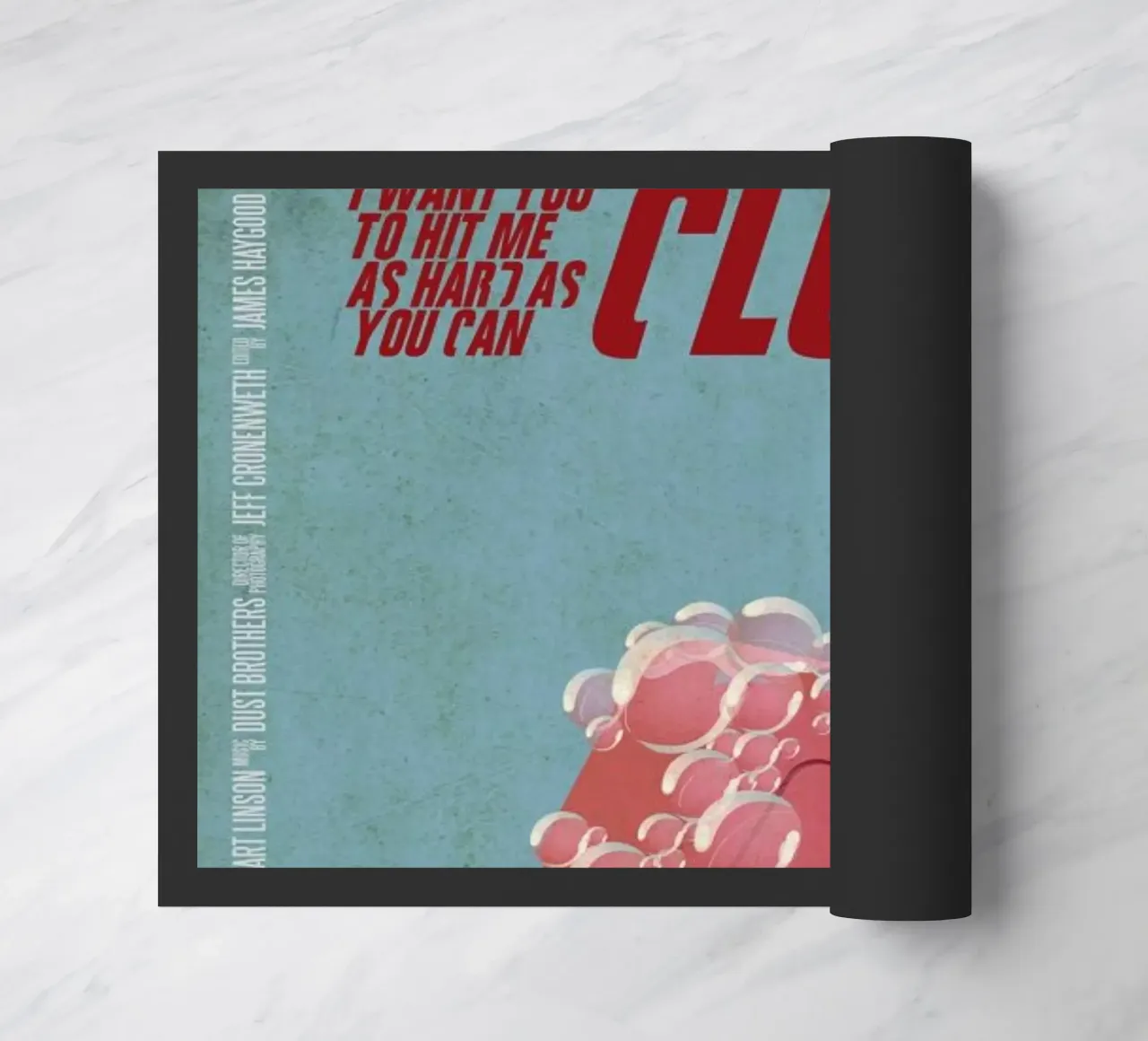 I want you to hit me as hard as you can felpudo de Aycan Elijah Yilmaz