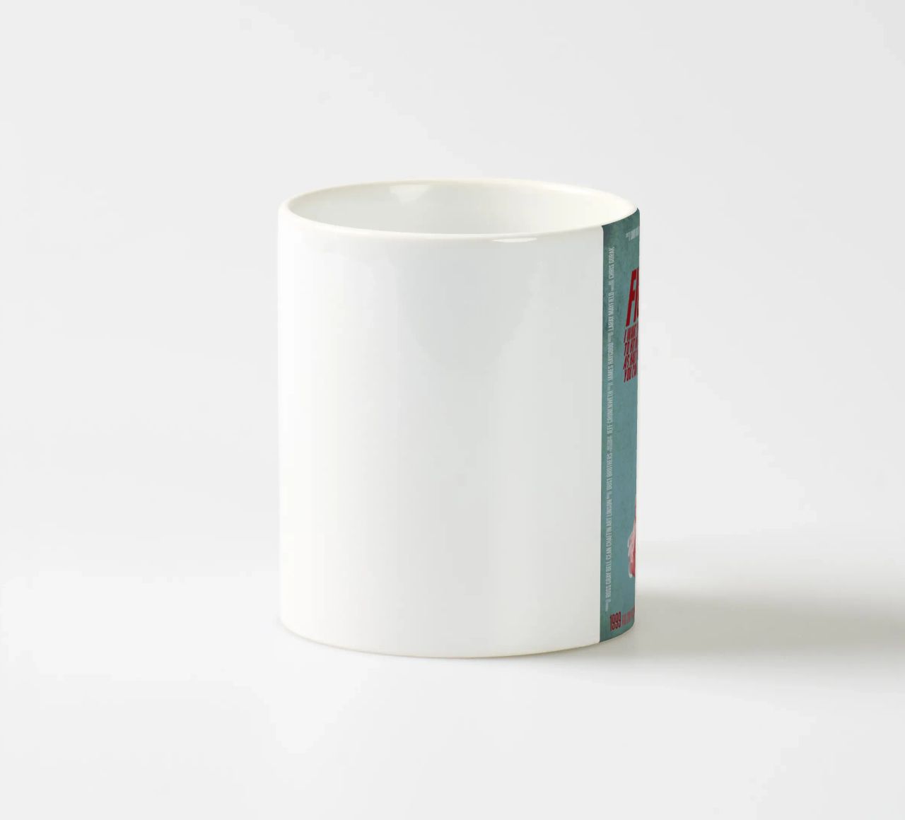 I want you to hit me as hard as you can tazza in ceramica da Aycan Elijah Yilmaz