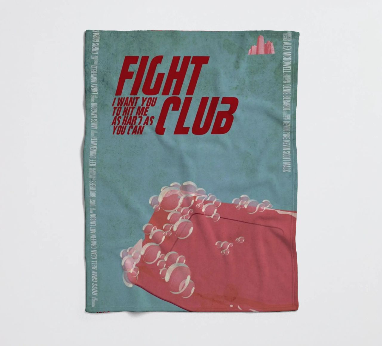 I want you to hit me as hard as you can Fleecedecke von Aycan Elijah Yilmaz