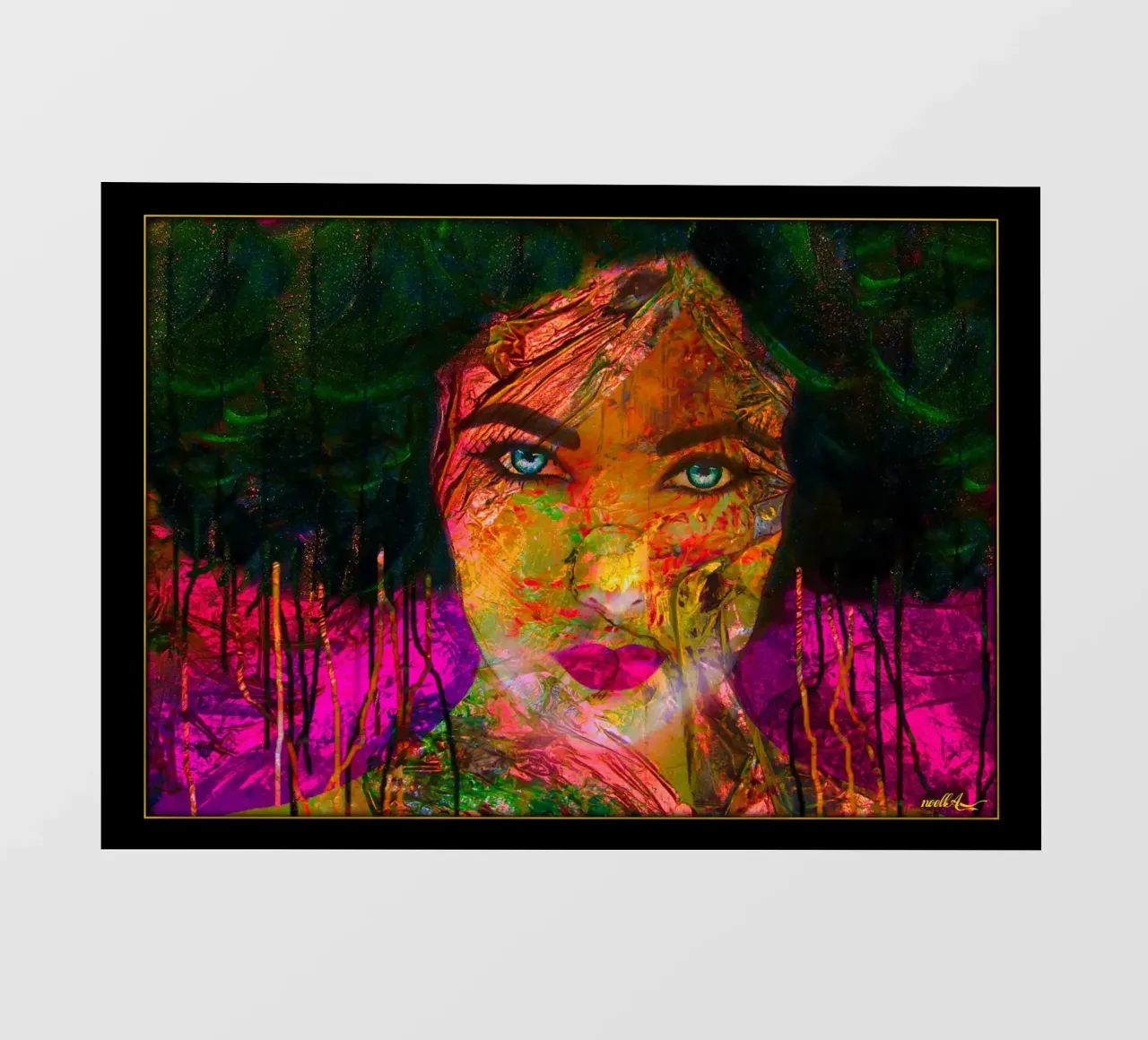 Pop Art Pink telo in pvc da Happy 😃 Art 🎨 by Christine Schnoell