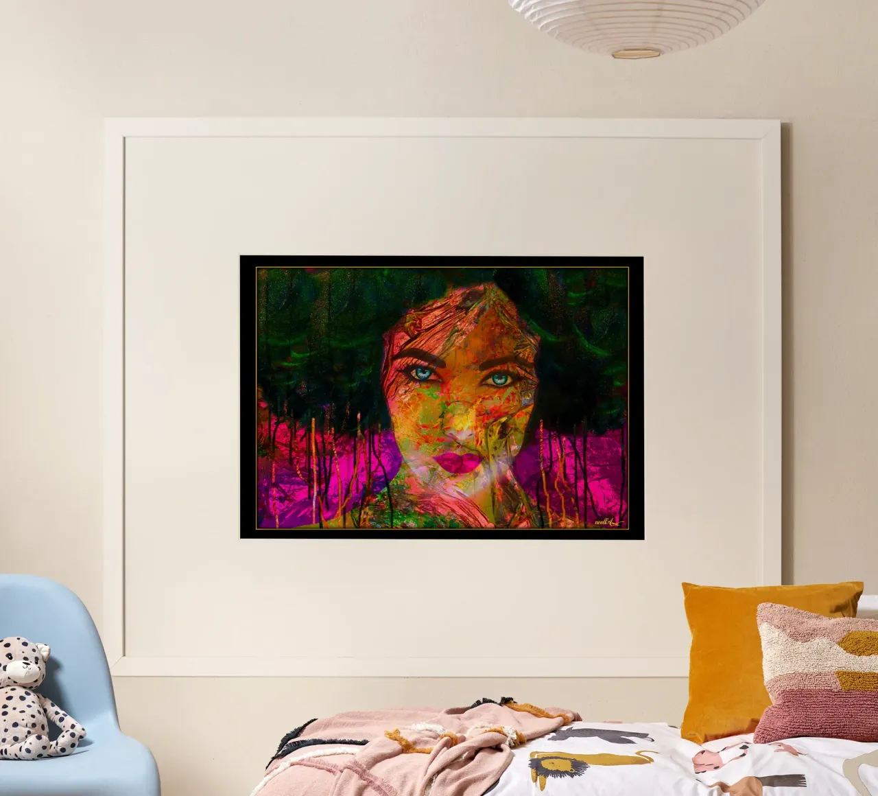 Pop Art Pink carta hahnemühle da Happy 😃 Art 🎨 by Christine Schnoell