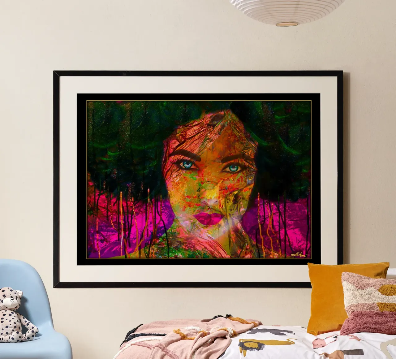 Pop Art Pink carta hahnemühle da Happy 😃 Art 🎨 by Christine Schnoell