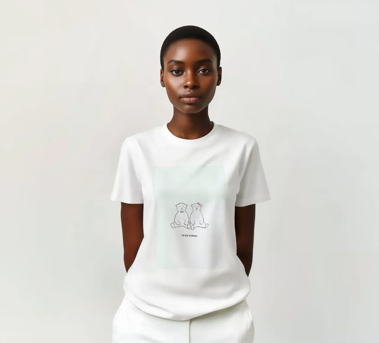 Bears Romantic - Be My Always t-shirt da Ingrid Beddoes