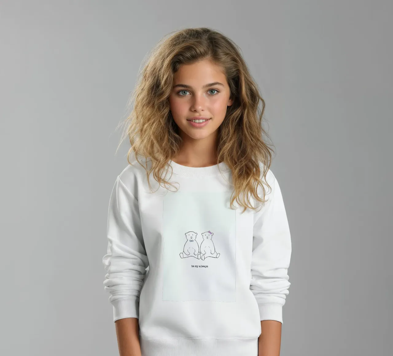 Bears Romantic - Be My Always felpa bambino da Ingrid Beddoes
