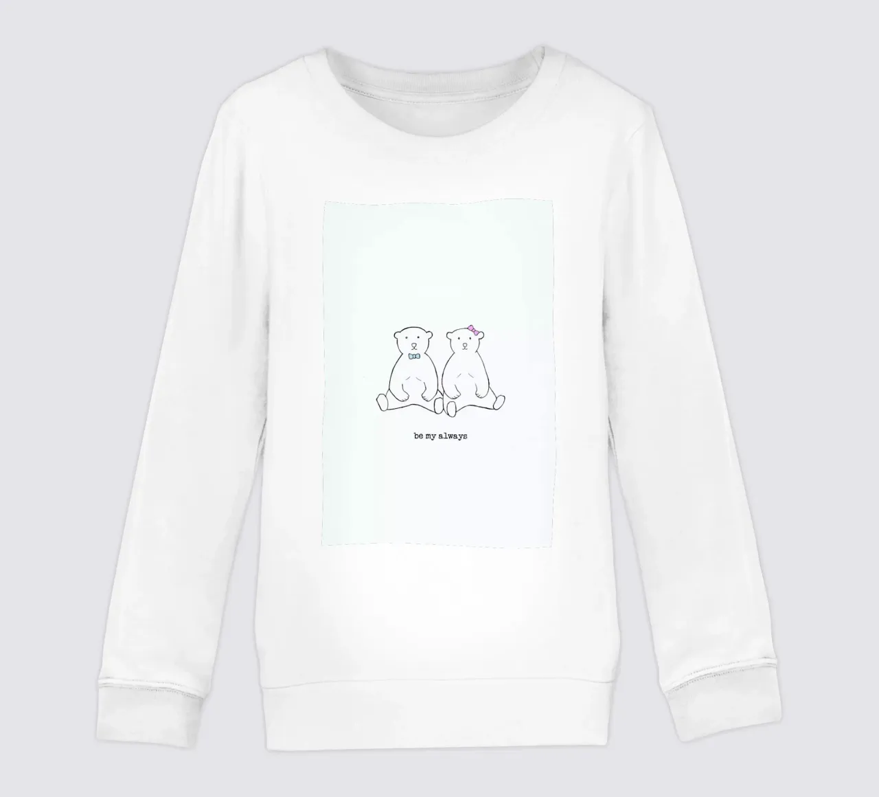 Bears Romantic - Be My Always felpa bambino da Ingrid Beddoes
