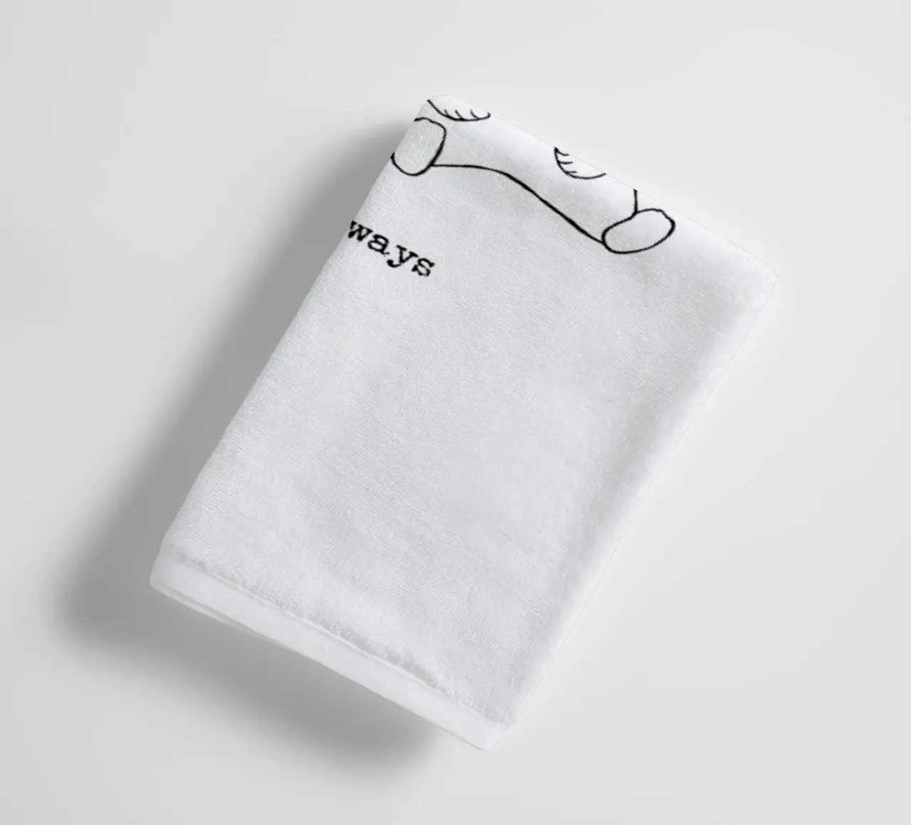 Bears Romantic - Be My Always asciugamano da bagno da Ingrid Beddoes