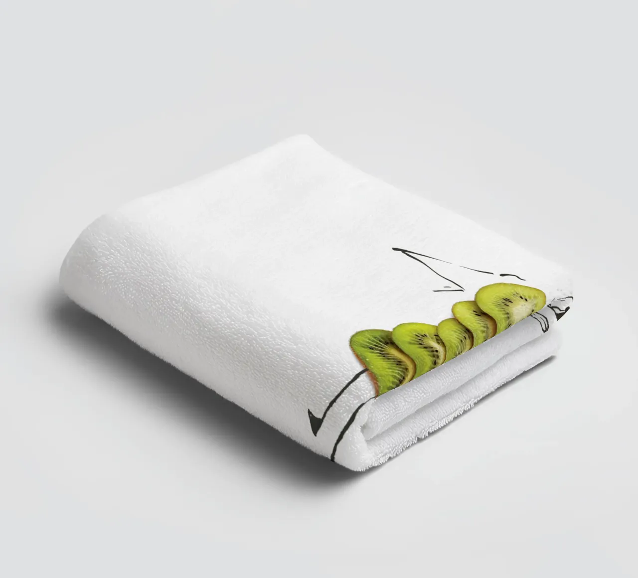 Kiwi asciugamano da bagno da Gretchen Roehrs