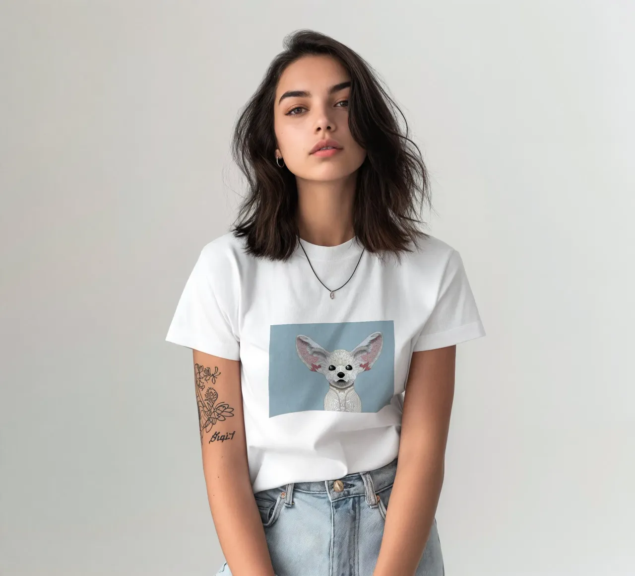 Fennec Fox t-shirt by Angelika Parker
