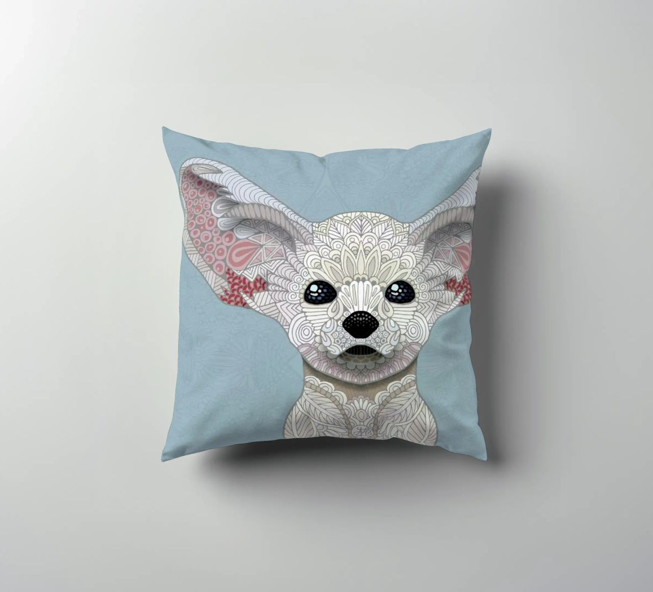 Fennec Fox cuscino da Angelika Parker