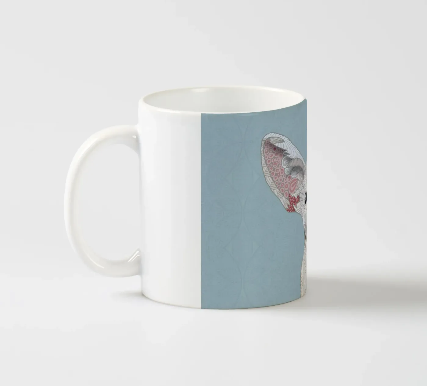 Fennec Fox ceramic mug by Angelika Parker