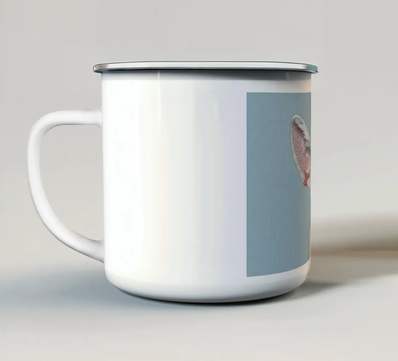 Fennec Fox taza de esmalte de Angelika Parker